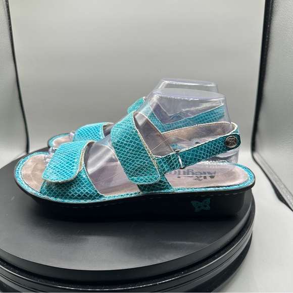Alegria Verona Leather Sandal Aqualita Women Size 39 - Picture 3 of 6